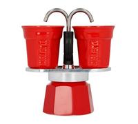 8006363030489 Bialetti Mini Express 2tz Red + 2 cups Bialetti