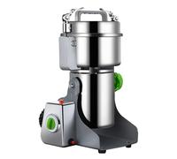 800G Broyeur Grains Électrique Type Balançoire Couvercle Sécurité Arrêt Automatique 3 Lames Acier Martensitique Broyage 55s Minuterie Accessoires Complets Pulvérisateur Pour Maison Café Épice Poivre