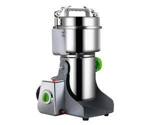 800G Broyeur Grains Électrique Type Balançoire Couvercle Sécurité Arrêt Automatique 3 Lames Acier Martensitique Broyage 55s Minuterie Accessoires Complets Pulvérisateur Pour Maison Café Épice Poivre