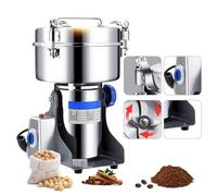 800g Moulin à Grains Électrique Inoxydable - Moulin à épices électrique - 2980W 220V - 34000r/min -pour Céréales Herbes Épices Noix