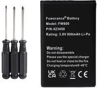 800Mah 3.8V Téléphone Batterie Compatible Avec Swissvoice Epure 6.0/Dect 6.0/Dou/Fulleco Duo/Tam Dect/V2/Weiss/L7 043048, C0487, Sv20405855 Haute Capacité Lithium-Ion Batterie