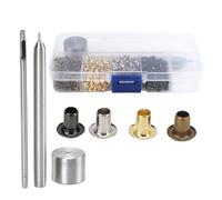 800Pcs 2mm Grommet Kit, Assorted Colors Mini Metal Shoe Eyelets Grommet Set with Punch Pliers Tool and Storage Box for Shoelaces Clothes Crafts Bag DIY Project