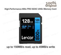 ( 800XPro 128GB ¿ - Lexar carte SD 800X Pro carte mémoire C10 V30 4K vidéo haute vitesse jusqu'à 150 mo/s carte SDXC UHS-I pour PC Mac appareils photo reflex numériques milieu de gamme
