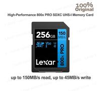 ( 800XPro 256GB ¿ - Lexar carte SD 800X Pro carte mémoire C10 V30 4K vidéo haute vitesse jusqu'à 150 mo/s carte SDXC UHS-I pour PC Mac appareils photo reflex numériques milieu de gamme