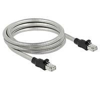80111 Patch cord U/FTP Cat: 6a RJ45 mâle, recto-verso Cu 5m LSZH DELOCK