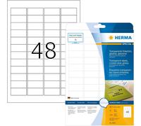 [8016] HERMA Étiquettes transparentes SPECIAL, 45,7 x 21,2 mm, transparent