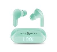 Music Sound 8018080472619 Casque Sans fil Ecouteurs Appels/Musique Bluetooth Vert Vert