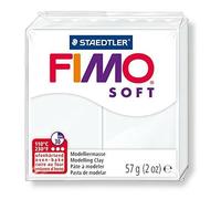 [8020-0-3] FIMO Lot de 3 Pâtes à modeler à cuire SOFT, blanc, 56 g