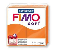 [8020-42-5] FIMO Lot de 5 Pâtes à modeler à cuire SOFT, Mandarine, 56 g
