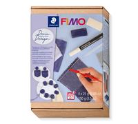 Fimo Coffret Kit pâte à modeler polymère Soft Effet Jeans 8025 HTC2 durcissante au four