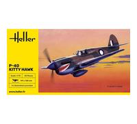 [80266] Heller Maquette Avion P-40 Kitty Hawk 1:72
