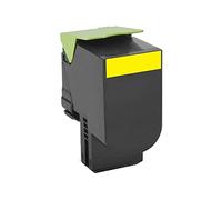 Lexmark 802Y - jaune - original - cartouche de toner - LCCP, LRP