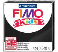 [8030-9-4] FIMO Lot de 4 kids Pâte à modeler, durcissante au four, noir, 42 g