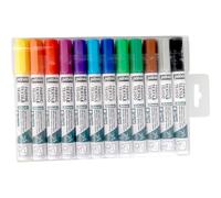 [803511] Pébéo Etui de 12 Marqueurs 7A Textiles Tissus Clairs Pointe Pinceau ...