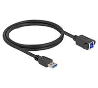 80485 Câble USB A mâle, USB B femelle 1m noir 26AWG, 27AWG DELOCK