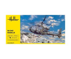 [80486] Heller Maquette Hélicoptère SA 342 Gazelle 1:48