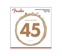 Fender Acoustic Bass Strings, Phosphor Bronze, Long Scale, .45-.100 Gauges, (4)