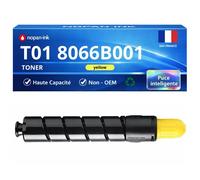 8069B001 T01 Toner compatible pour Canon imagePRESS C60 C600 C600i C65 C650 C700 C750 C800 Jaune avec puce 39500 pages