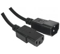 [808050] Dexlan Rallonge électrique secteur moniteur/onduleur noir 5m