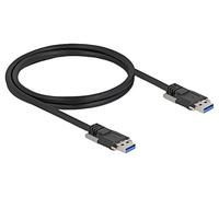 80997 Câble USB A mâle, recto-verso 1m noir 26AWG, 27AWG DELOCK
