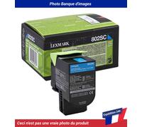 80C2SC0 LEXMARK 802SC CARTOUCHE DE TONER CYAN