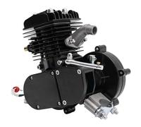 80cc Moteur à Essence,2-Temps VéLo Vtt MéLange D'Huile Mini Moteur Avec RéServoir à Essence,Convient à La Plupart Des VéLos à Roues 26-28 Pouces (Noir)