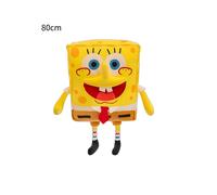 (80cm/31.50in)Bob l'éponge peluche peluche poupée enfants étreindre oreiller Pp coton rempli