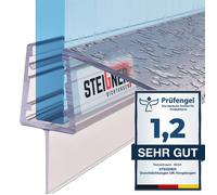 STEIGNER Joint de douche pour paroi en verre, 80cm, vitre 5/6 / 7 mm, joint d’étanchéité droit PVC, UK21