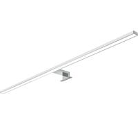 80cm LED lampe de salle de bain lampe de miroir 230V blanc chaud, gris argenté