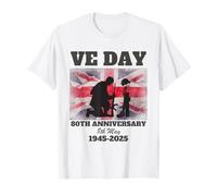 80e anniversaire de la VE Day - Souvenir de la victoire en Europe de la Seconde Guerre mondiale T-Shirt