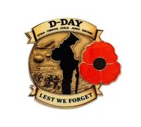 80e anniversaire du jour J, 80e anniversaire du jour J | commémoratif du jour J 1944-2024 | Épinglettes du 80e jour J, sacrifice et victoire, collection de souvenirs, Consulte la descripción