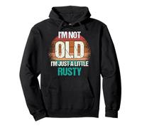 80e et 70e Anniversaire de I'm Not Old Just a Little Rusty Senior Sweat à Capuche