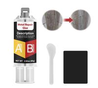 80g 2 Part Metal Glue,High Strength Heat Resistant Welding Glue Suitable For Metal,Plastics,Stainless Steel,Aluminum Alloy,Suitable,Suitable For Repairing Cracks,Gap Welding