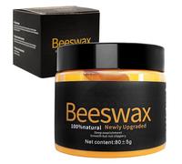 80g Cire D'abeille,Cire Dabeille,Beeswax,Cire Bois,Beewax Cire pour Meuble,Cire d Abeille,Cire Meuble en Bois,Cire Meuble,Cire Dabeille Naturelle,pour L'entretien et la Protection des Meubles en Bois
