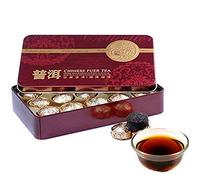 80g de thé noir 15 pièces d'emballage cadeau Boîte en métal Pu Er Tea Pu-erh cuit