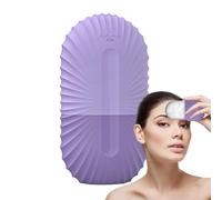 80g Rouleau de Glace Visage en Silicone, Glaçon Réutilisable 6.2x11.4 cm, Massage Glacé anti-gonflements, Resserre les Pores, Éclat du Teint, Accessoire Beauté pour Peaux Sensibles Voyage Idée Cadeau