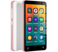 80Go Lecteur Mp3 Et Mp4 Bluetooth Avec Wifi, 4,0"" Écran Tactile Pour Enfant Avec Spotify Et Audible, Pour Musique À Son Haute Fidélité Avec Haut-Parleur, Jusqu'À 1Tb (Rose-Blanc)