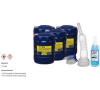 80L MANNOL Huile Moteur 7709 5W-30 API SM/CF Huile Robinet Tuyau Nettoyeur