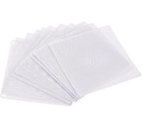 80mm Ordinateur Ventilateur Filtre Grilles PVC Maille Antipoussière Boîte Couvercle pour Ordinateurs Blanc Paquet de 12
