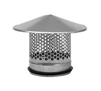 Ø 80mm Tube d'aération en Acier Galvanisé - Métal Capot de Toit - Tuyau d'évacuation d'air