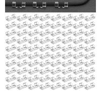 80PCS Clips Câbles, Clips Organisateur de Cordon Cable Adhesif Rangement Câble Auto Collant Cable Fixation pour Gérer de Câbles Fils dans une Maison ou un Bureau Guirlande Lumineuse Réseau Ligne TV
