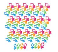 80pcs Clips De Fixation De Canette, Support De Canette Clips De Bobines Clip De Huggers De Bobine En Silicone Coloré Organisateur De Fil De Canette Accessoire De Couture Pour L'organisation De Bobine