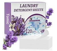 80pcs Feuilles de lavage pré-dosées et solubles dans l'eau , Feuilles Lessive, Nettoyage en Profondeur,Dissolution Rapide,Facile à transporter, à ranger, Convient au Lavage à la Main&en Machine