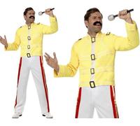 80s 1980s Licence Officielle Freddie Mercury Déguisement Reine Par Smiffys