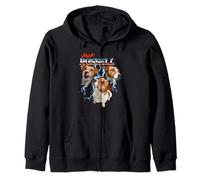 80s 90s JRT Dog Lover Heavy Metal Rock Jack Russell Terrier Sweat à Capuche