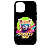 80s 90s Totally Rad Retro Vintage Red Panda Lover Coque pour iPhone 12/12 Pro