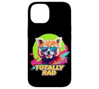 80s 90s Totally Rad Retro Vintage Red Panda Lover Coque pour iPhone 14