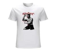80S Action Sports Film Frank Dux Van Damme Adult T-Shirt Men Tee White L