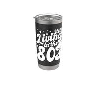 80s Citation drôle Vintage Synthwave Gobelet isotherme en acier inoxydable double paroi