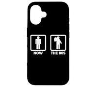 80s Enthusiast Stickmen Vintage Coque pour iPhone 16